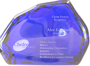 Outstanding Achievement w/ Choice Finance