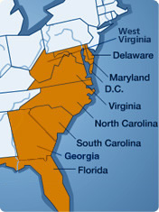 Mortgage loans- West Virginia, Delaware, Maryland, Washington D.C., Virginia, North Carolina, South Carolina, Georgia, Florida